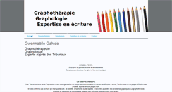 Desktop Screenshot of graphotherapie-belgique.net